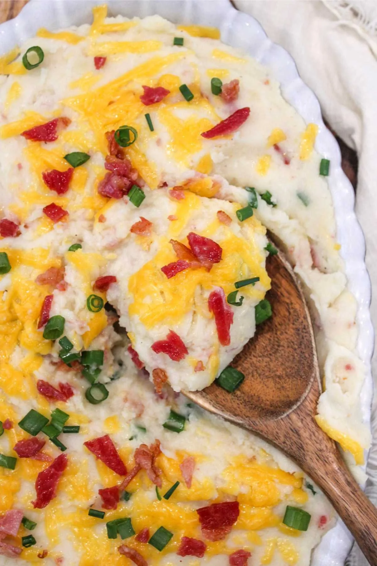 Loaded Cottage Cheese Mashed Potatoes