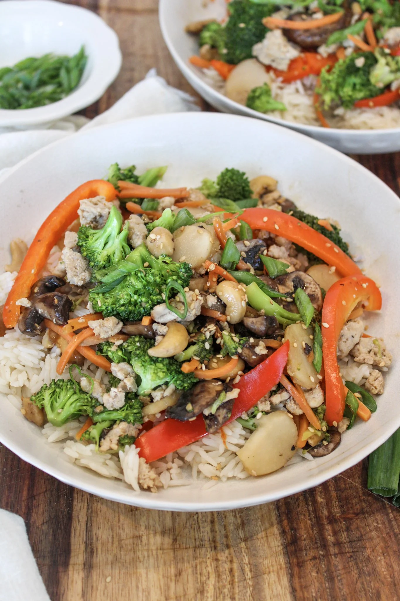 Ground Chicken Stir Fry
