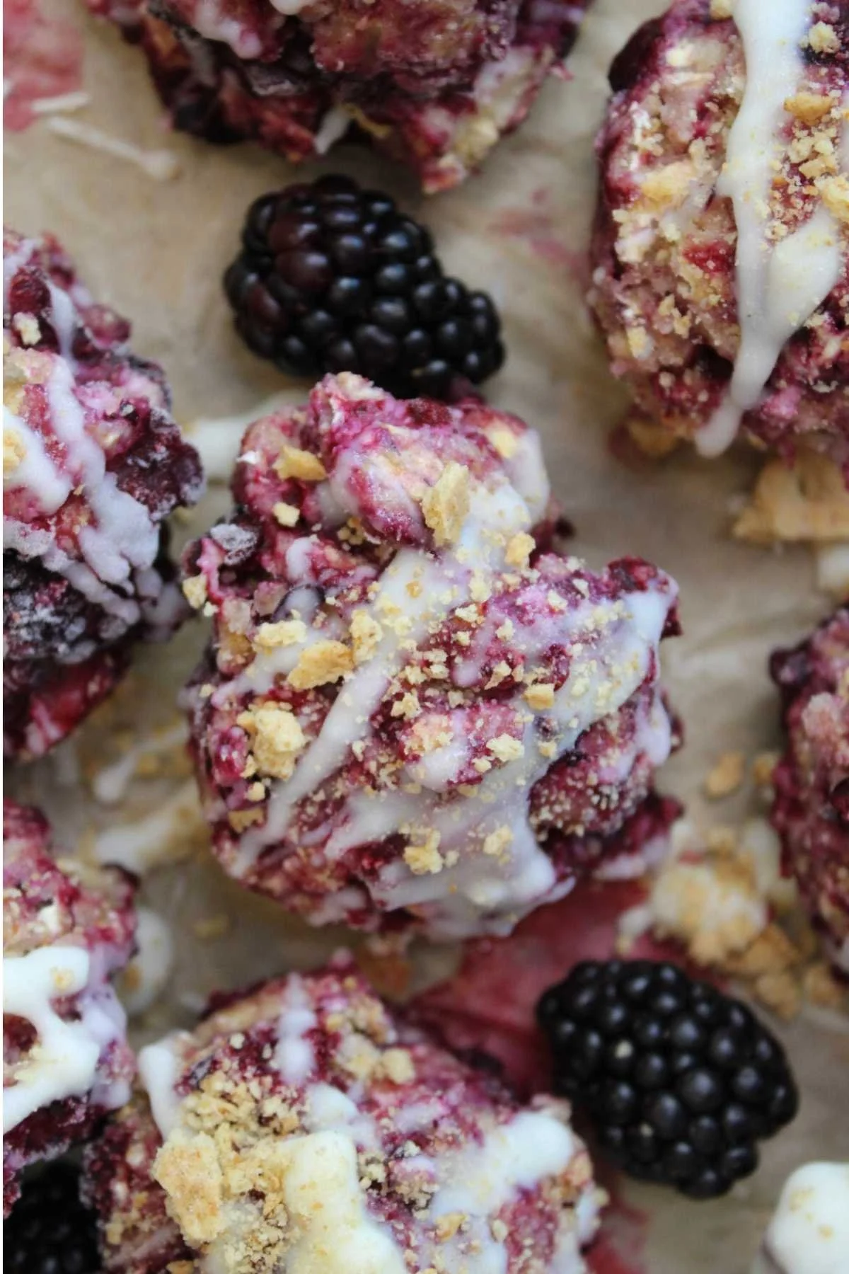 Berry Protein Cheesecake Bites