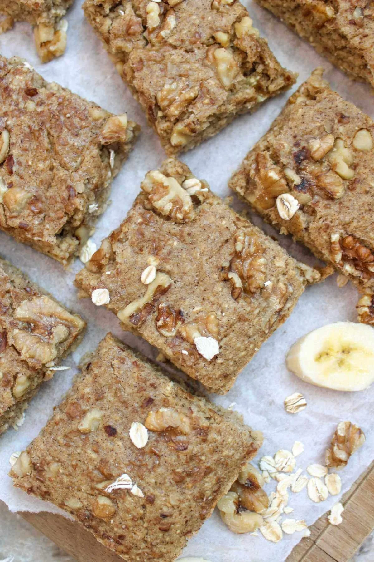 Banana bread baked oatmeal