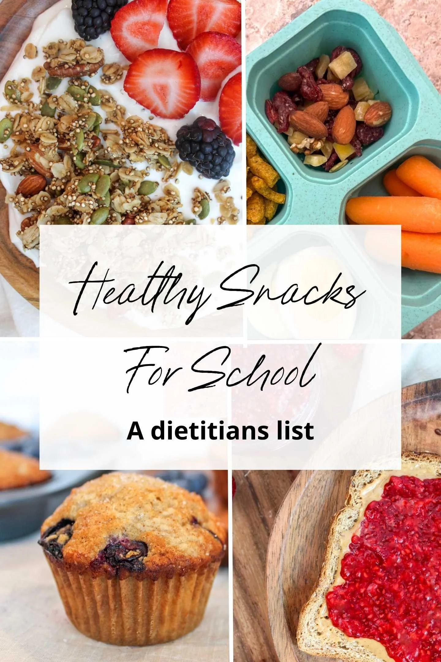 Healthy Snacks For School (A Dietitians List!)