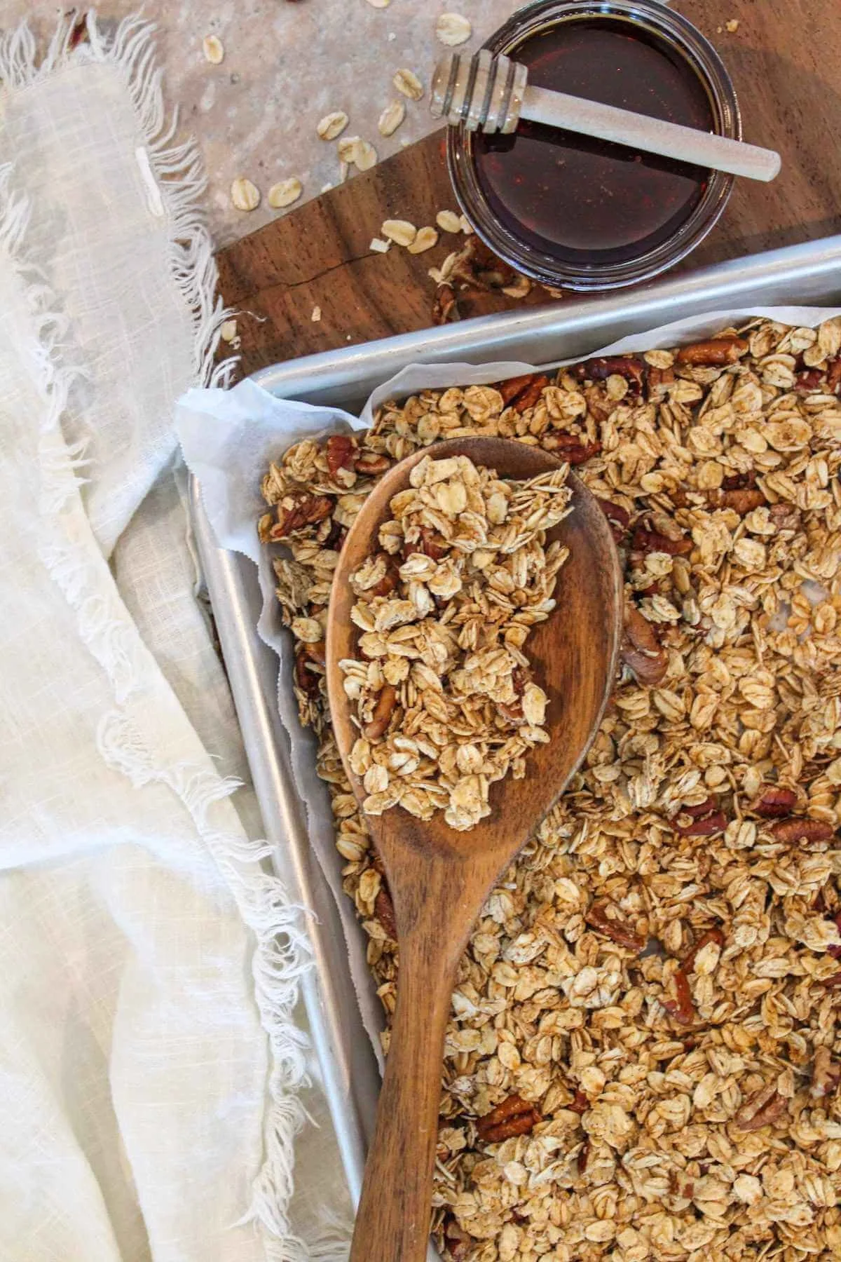 maple pecan granola