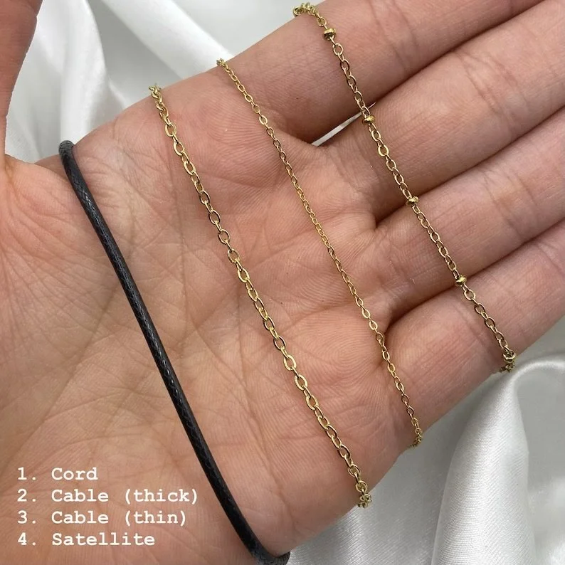 The Celestite Crystal Necklace Gold — Ethereal Elements