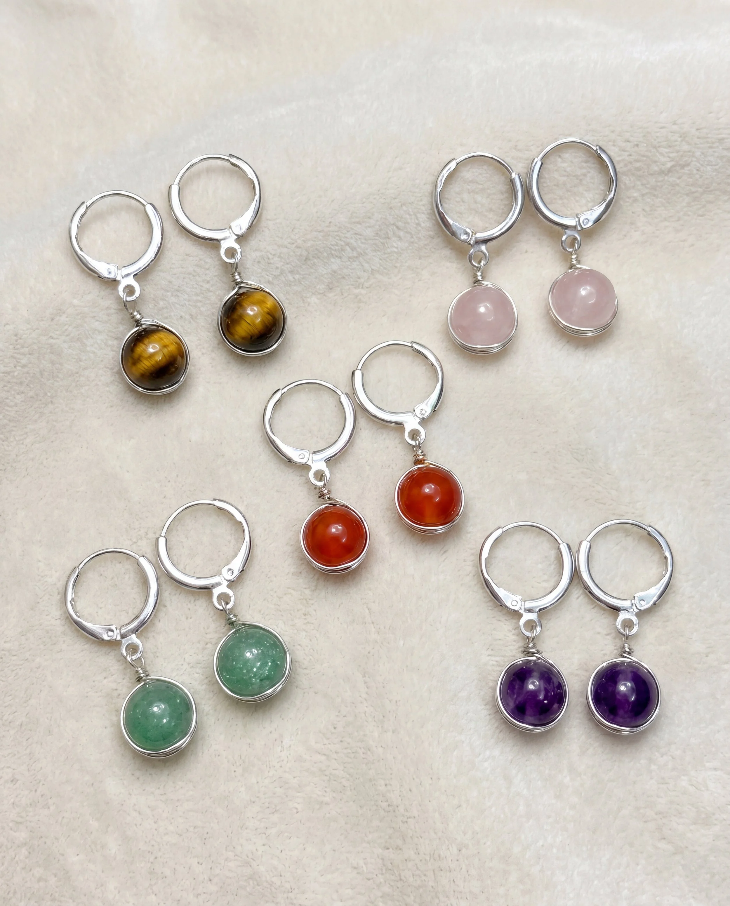 The Crystal Huggie Hoop Earrings