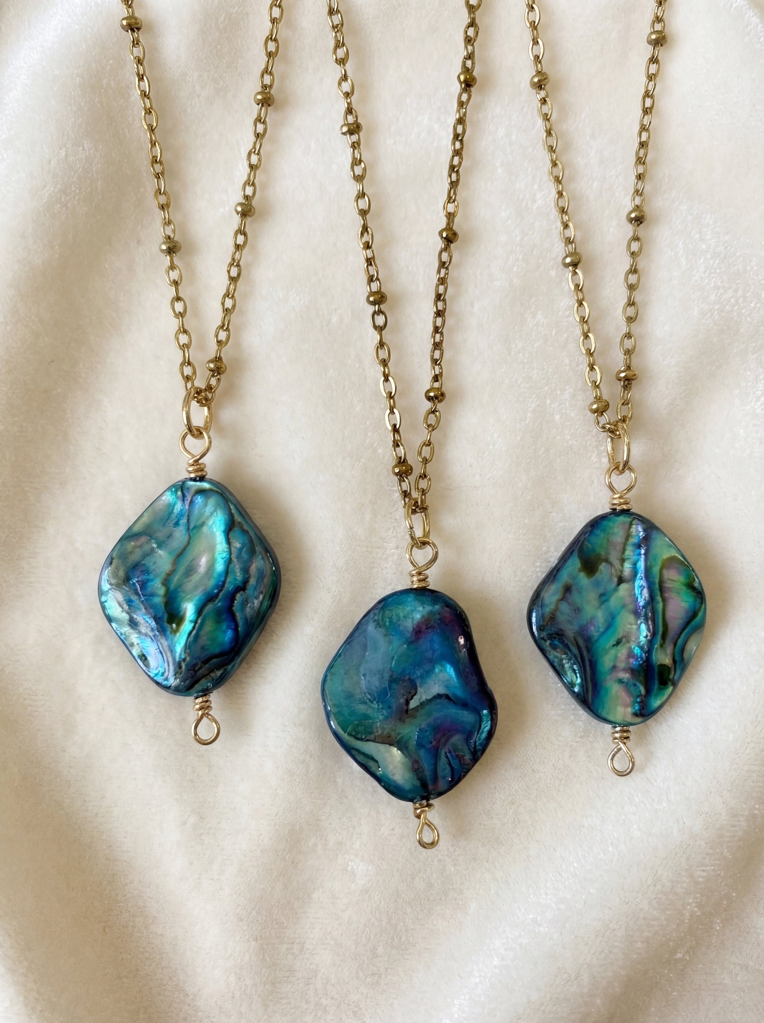 The Abalone Shell Necklace Gold