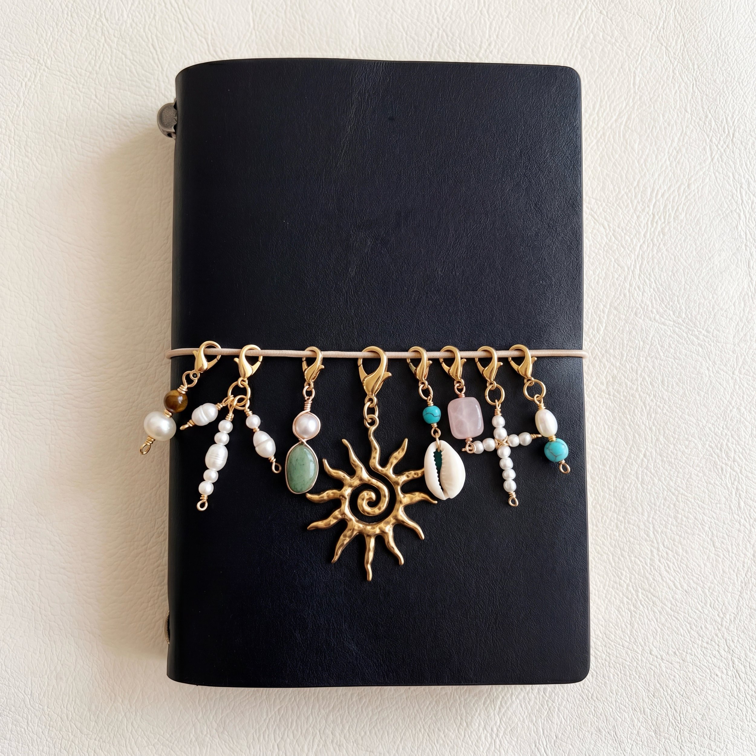 The Journal Charms Gold