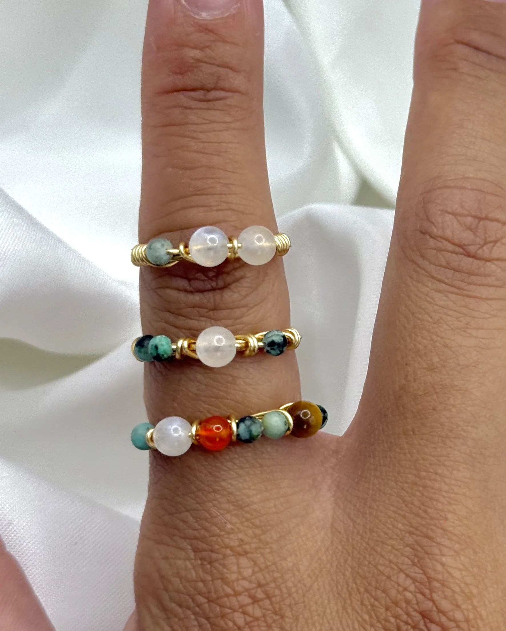 The Confidence & Emotional Balance Rings - Gold