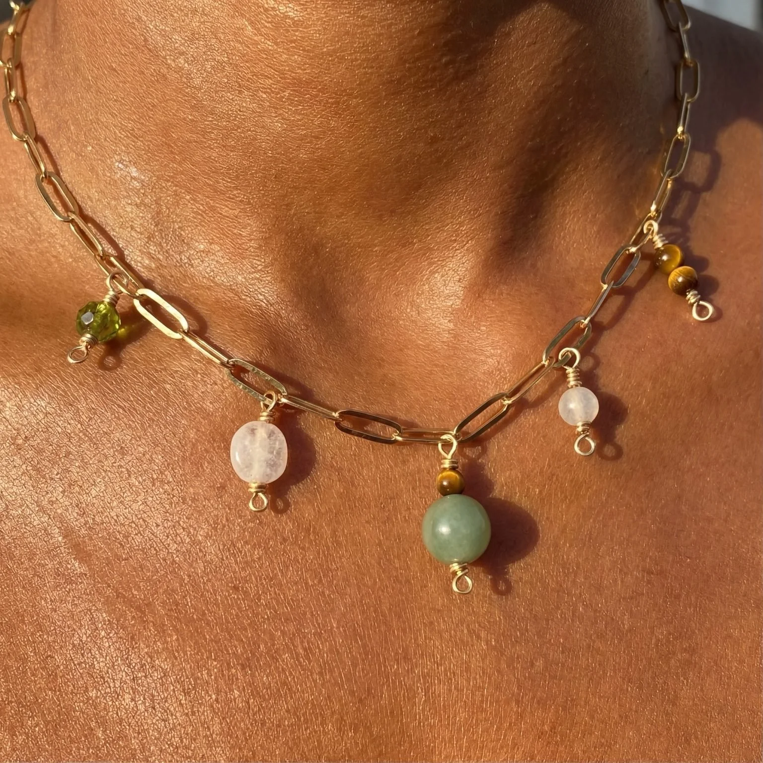 The Genesis Charm Necklace - Gold