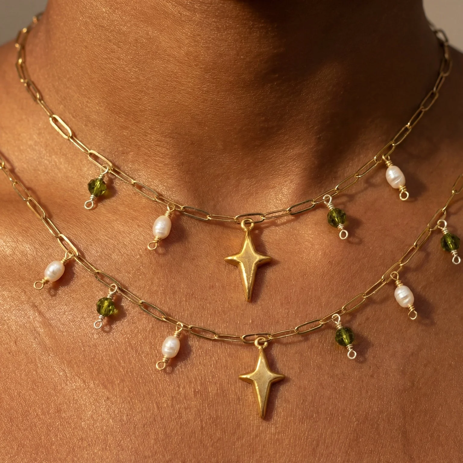 The Nova Charm Necklace - Gold