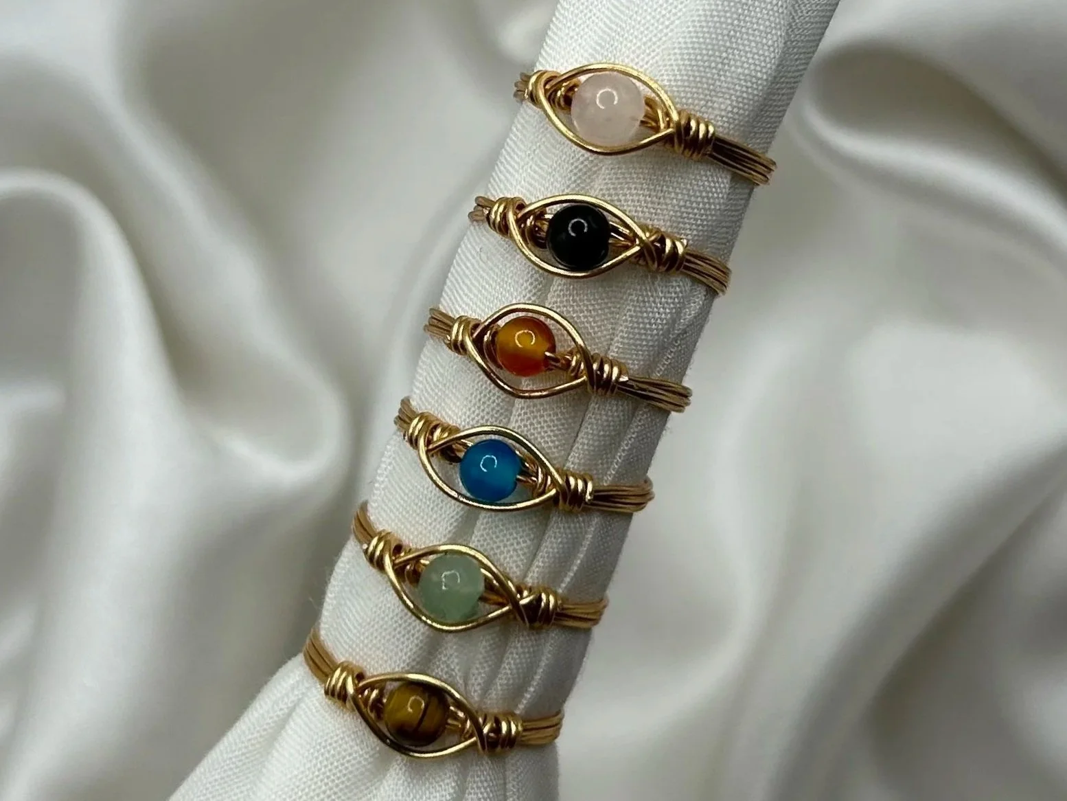 The Dainty Crystal Wrap Ring
