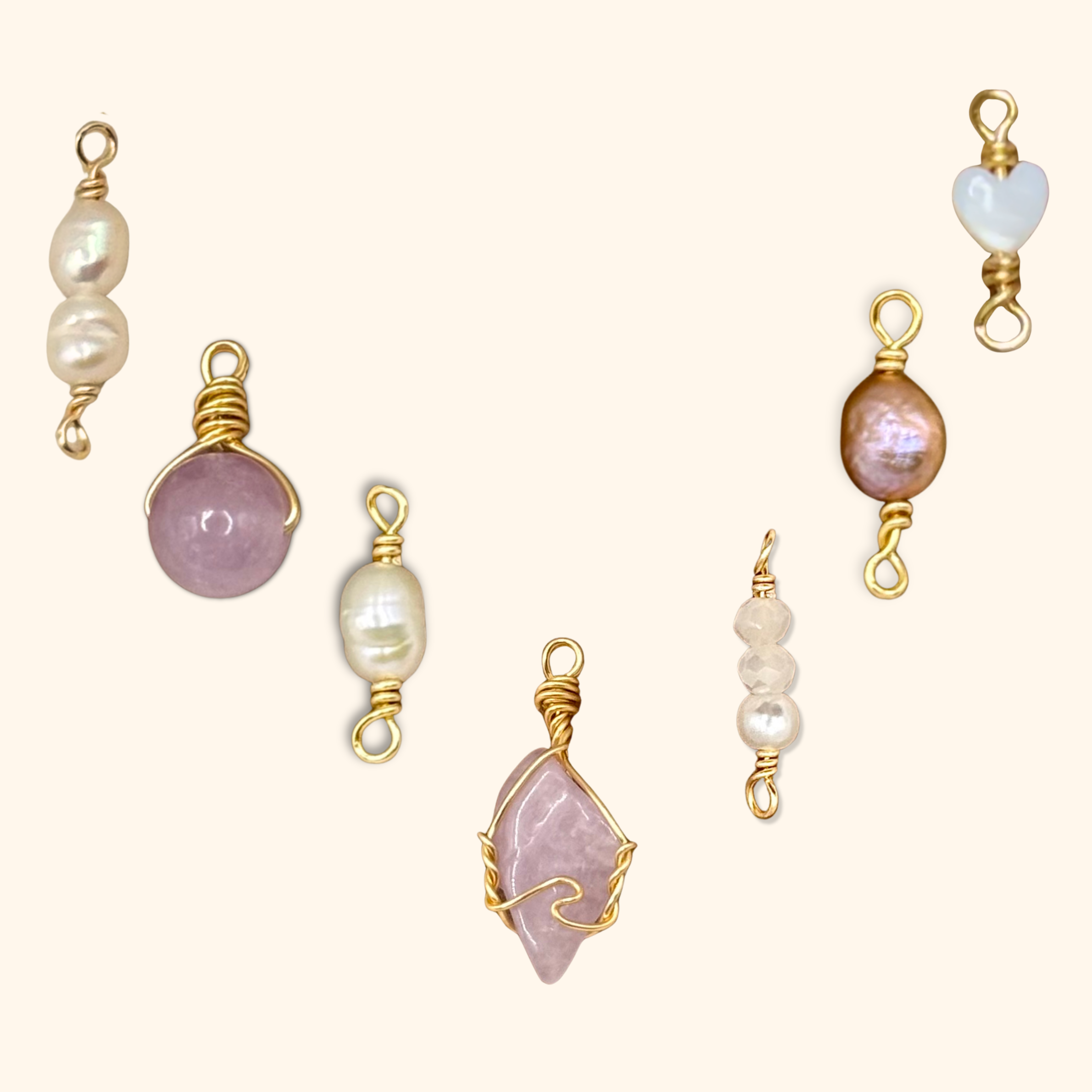 Beige and White Be Yourself Square Pillow.png