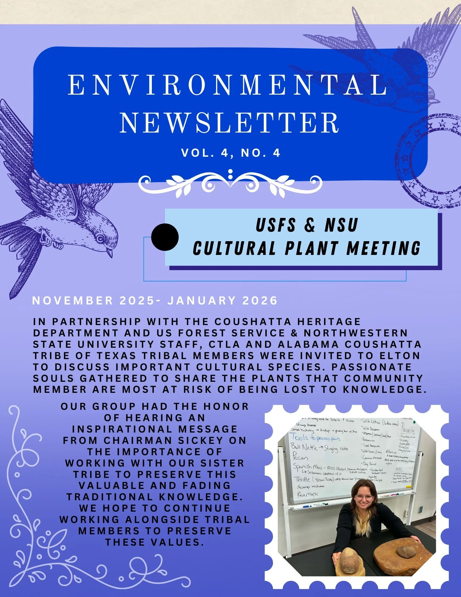 Nov 2025 - Jan 2026 Newsletter (Vol. 4, No. 4)