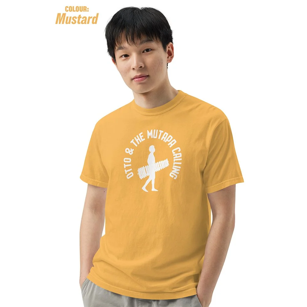 otto-and-the-mutapa-calling-unisex-garment-dyed-heavyweight-t-shirt-mustard-front-3-69c3fb9d04606.jpg