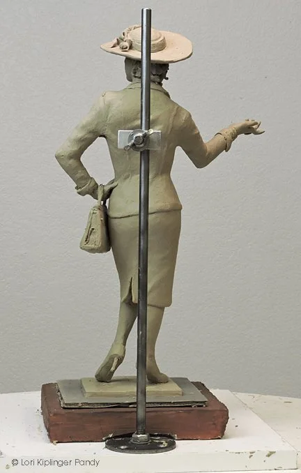 Clay sketch of Fannie Mae Duncan ©Lori Kiplinger Pandy