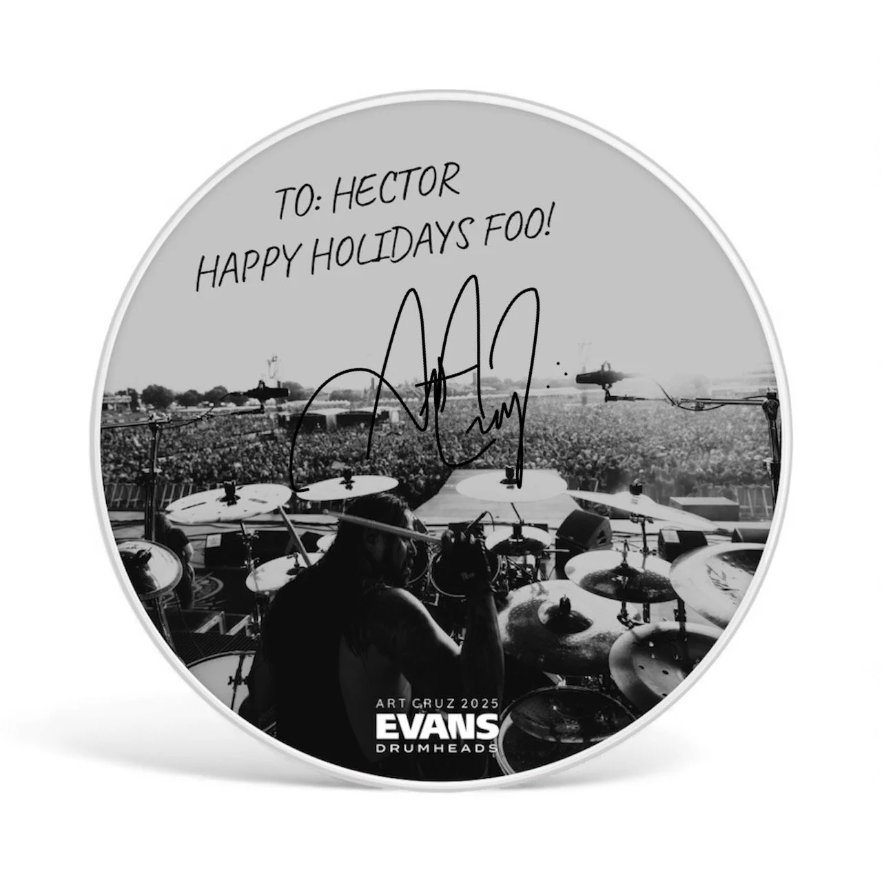 2025 Autographed & Personalized Drumhead