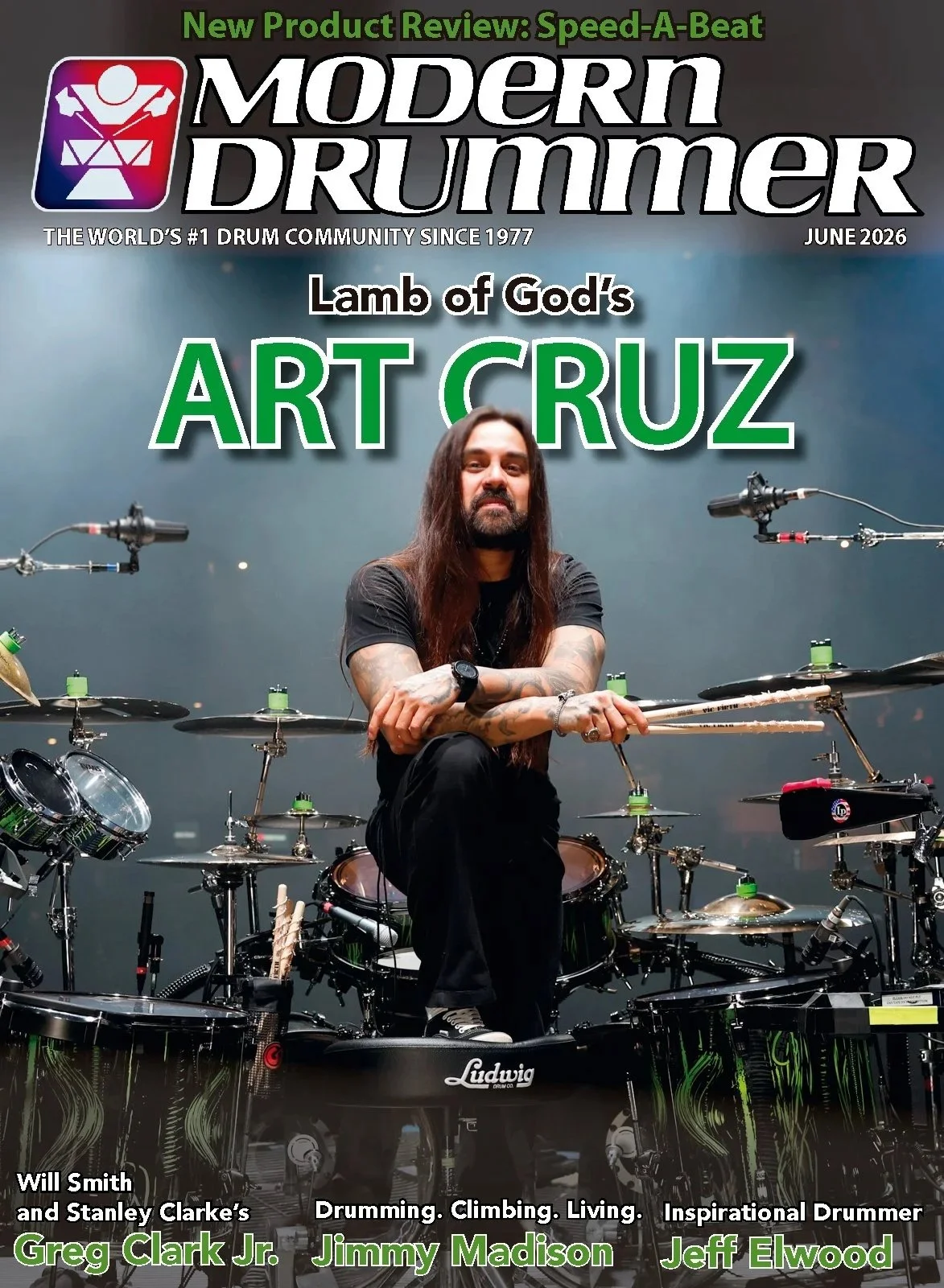 Art Cruz Modern Drummer Cover