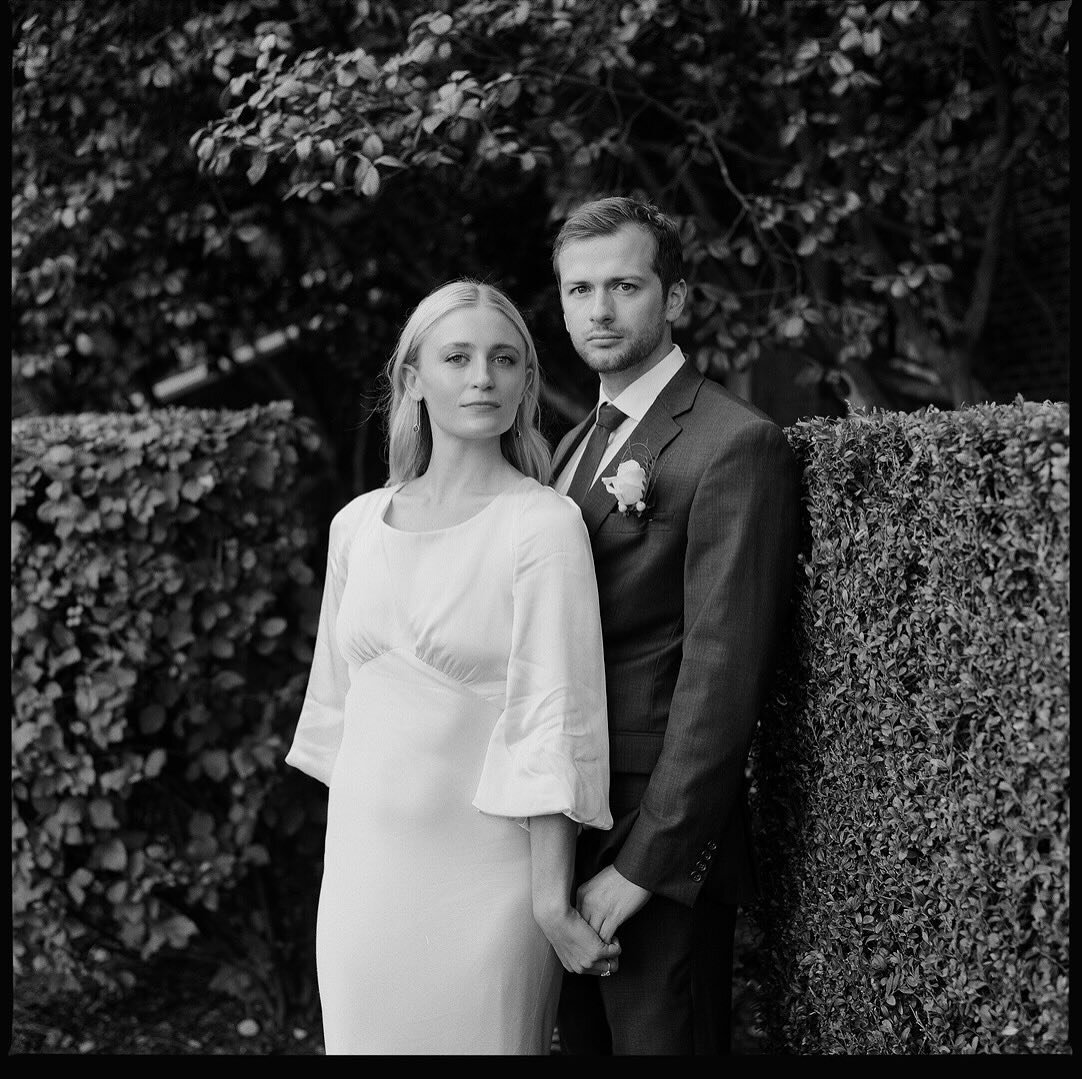 A hasselblad portrait, on the day they got married, for the grandkids 🎞️