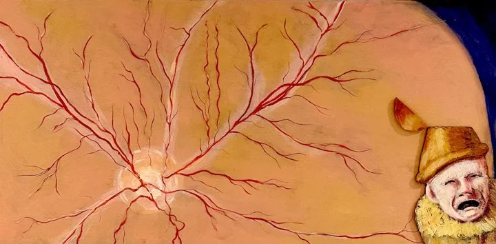 There's a Boy in My Eye / Acrylic on Canvas,  36"x18"