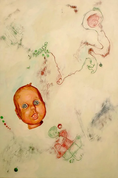 Hey Baby / Acrylic on Panel, 30"x40"