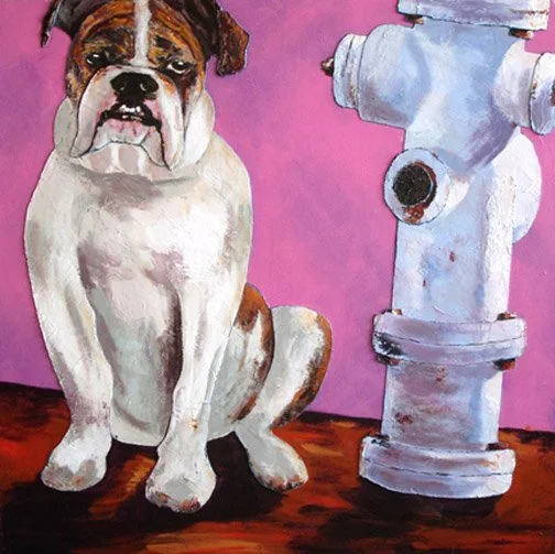 Dozer / Acrylic on Panel, 24"x24"