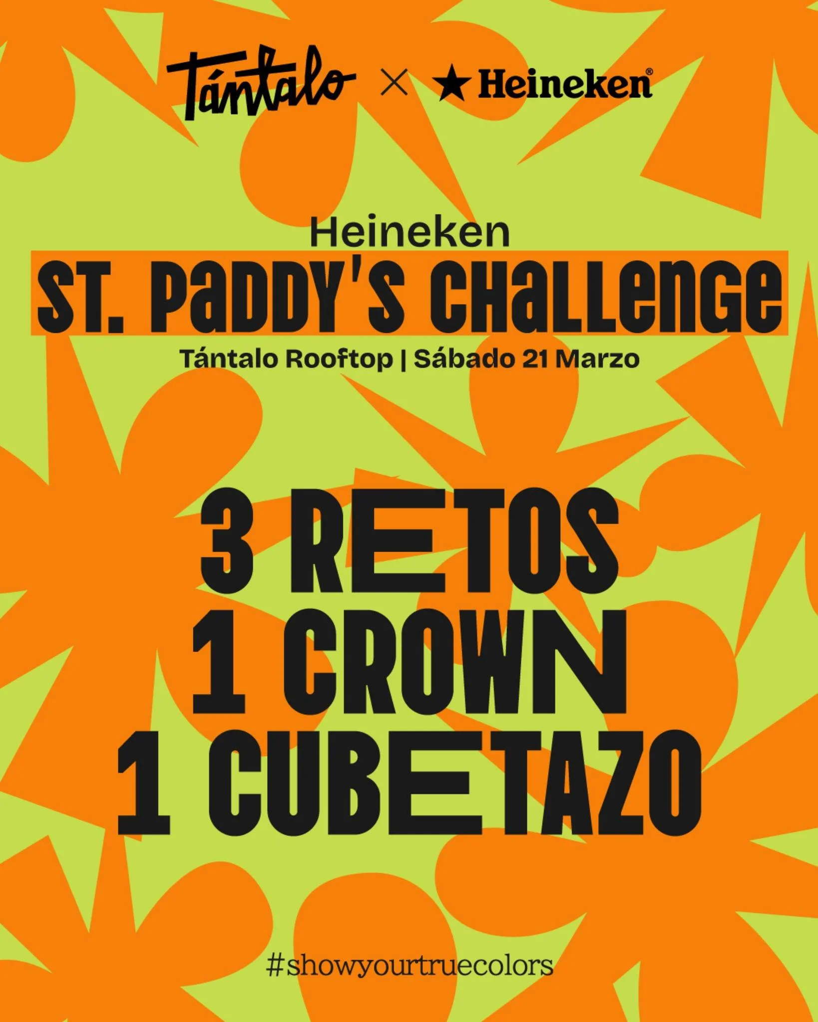 Who will be the King/Queen of St. Paddy&rsquo;s?🟢🍻

Keep it green at T&aacute;ntalo Rooftop. 

Saturday 21th☀️ 

#stpattysday #PanamaCity #rooftopbar