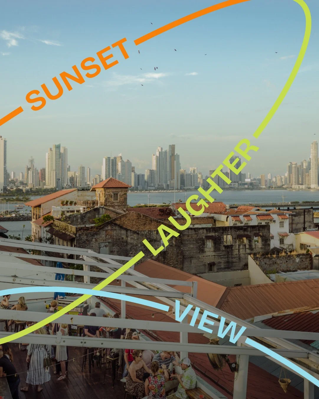 Everything happens up here ☀️🌃

By day: sunsets, good vibes &amp; one of the best rooftop views in Panama City since 2012.
By night: party, drinks &amp; music in the heart of Casco Antiguo.

The vibe never stops.

T&aacute;ntalo Rooftop.

#PanamaCit