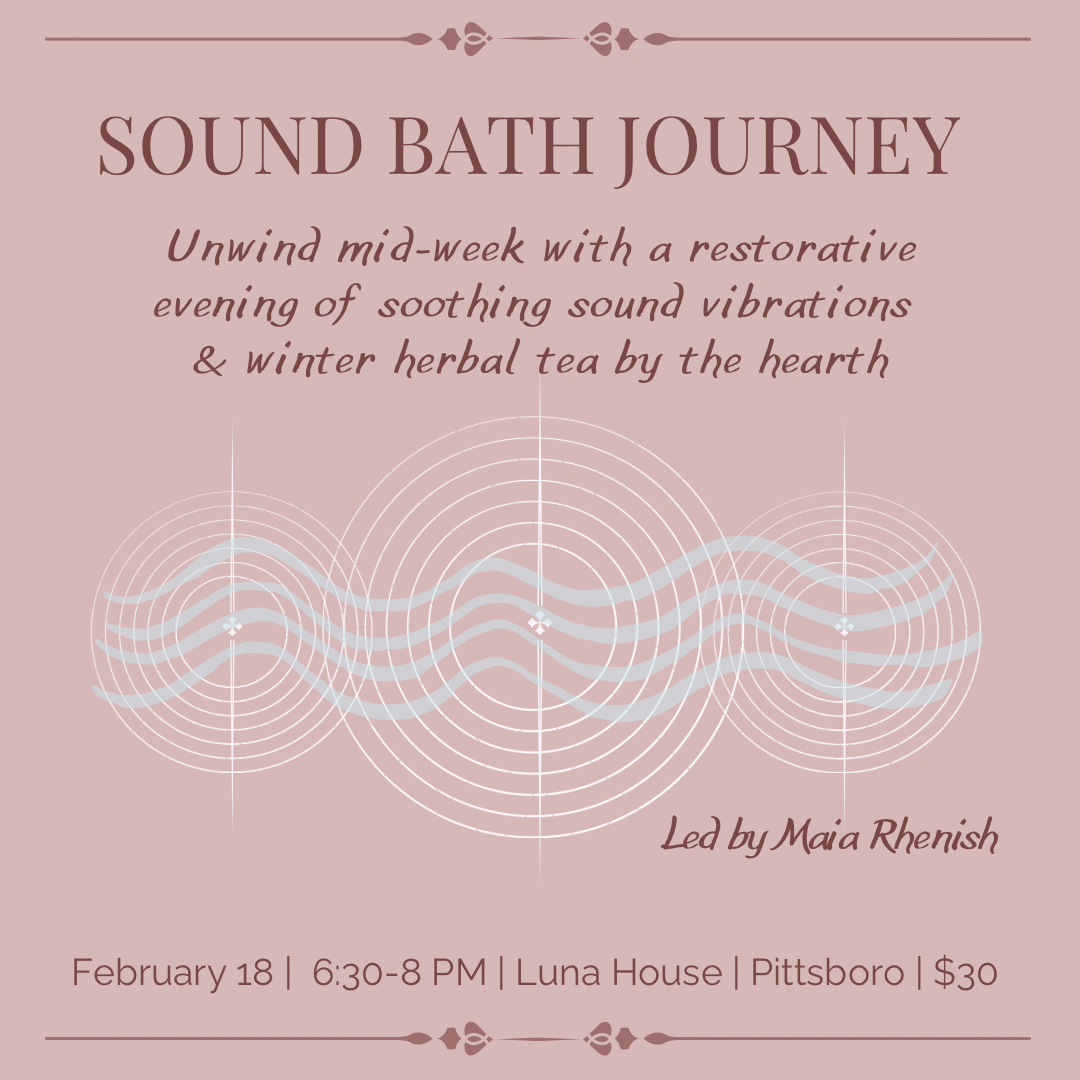 Intimate Sound Bath Journey at the Luna House 