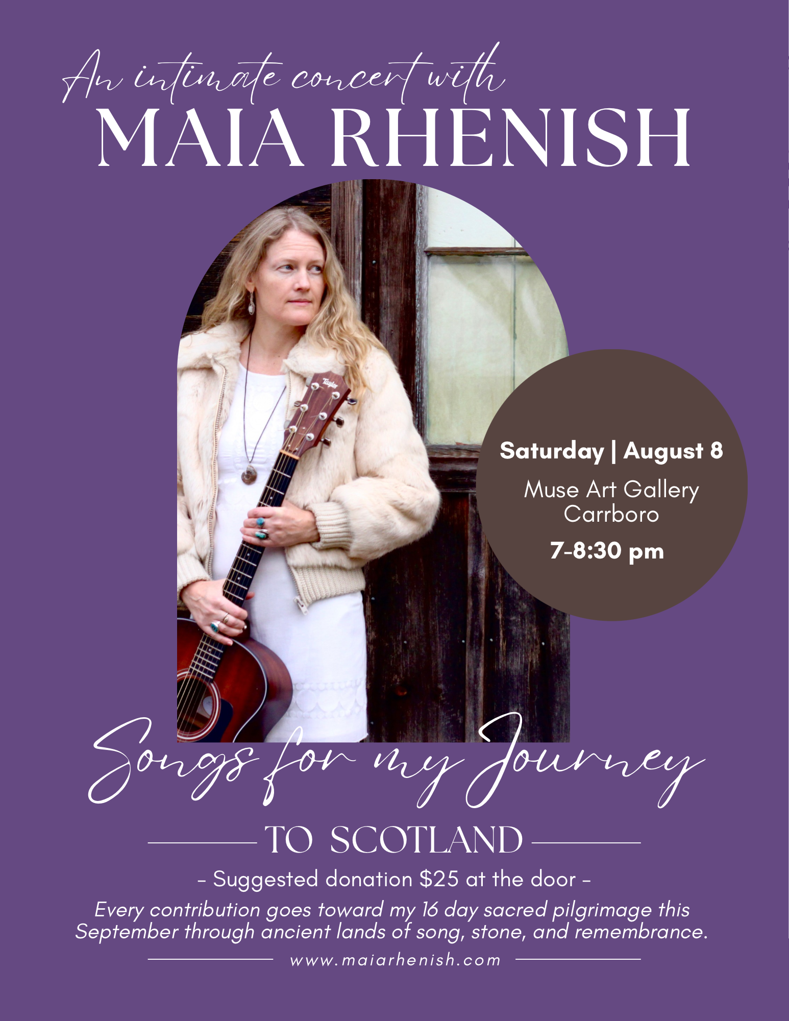 An Intimate Fundraiser Concert