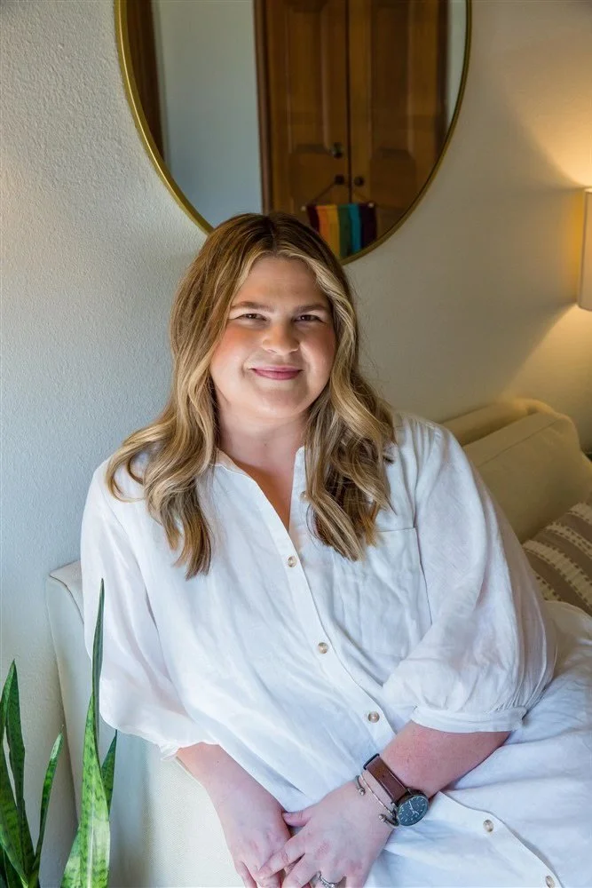 Christine Ackermann, LCSW-BACS, PMH-C in lobby at office