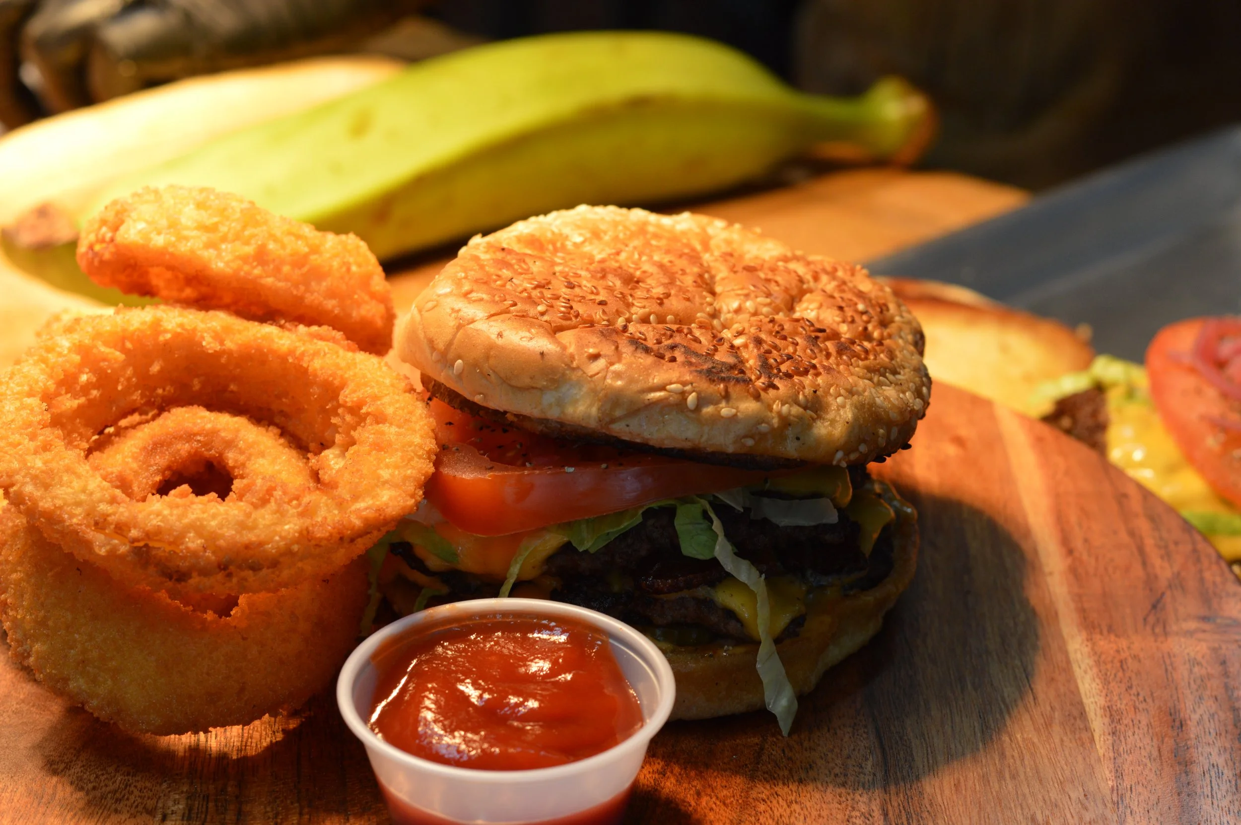 Come for the drinks, stay for the food. 