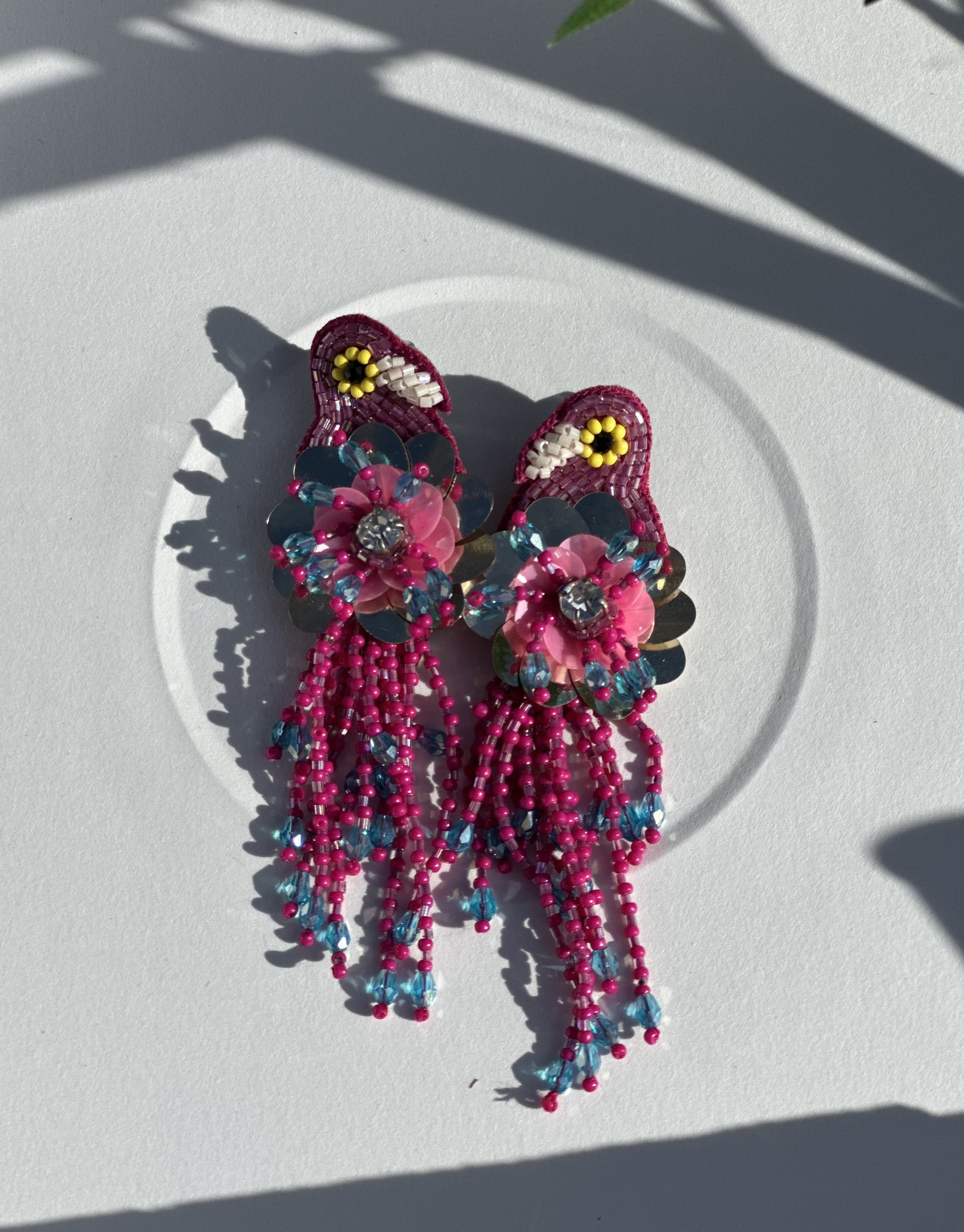 GLO Flamingo Earrings