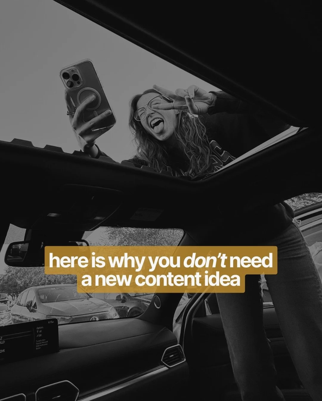 You don&rsquo;t need a new content idea. You need to use the one you already have.

One YouTube video can become a podcast episode, a blog post, a newsletter, a handful of Threads posts, and multiple Instagram posts or carousels.

This is how you GET