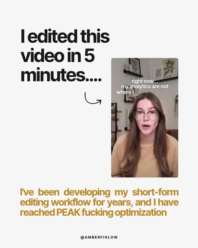 Comment "VIDEO157" 🎥 for the full tutorial on YouTube!

Years of trial and error, failed workflows, and way too many hours wasted on edits that should have taken 10 minutes...

... and I finally have this shit locked the fuck in. 

In this