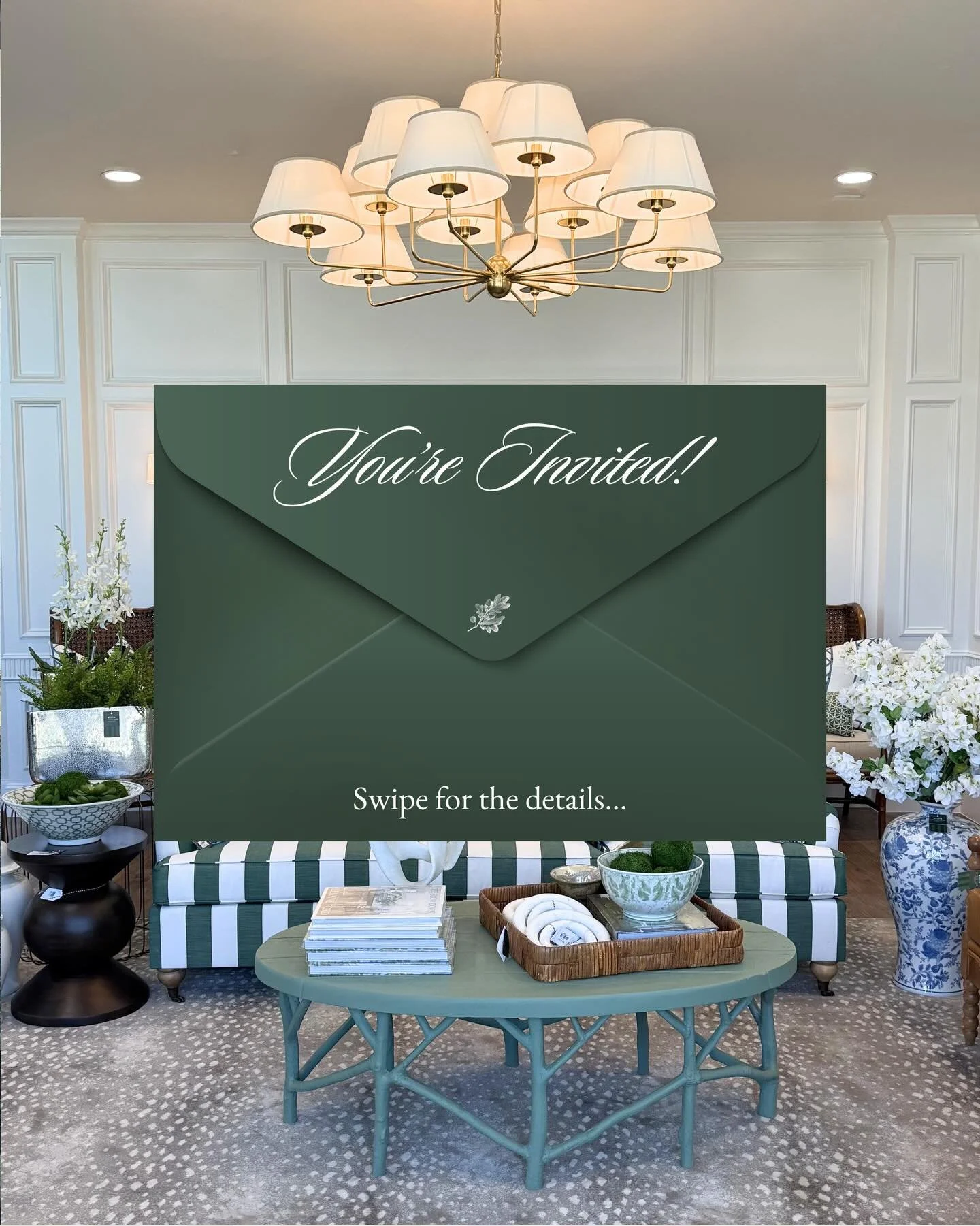 Save the date and join us for our Grand Opening!!! ✉️🍾✨

You&rsquo;re invited to celebrate with us on April 17 from 11am-2pm! Come tour the new space, shop our latest home items, enjoy some tasty treats, and make yourself at home. 

We can&rsquo;t w