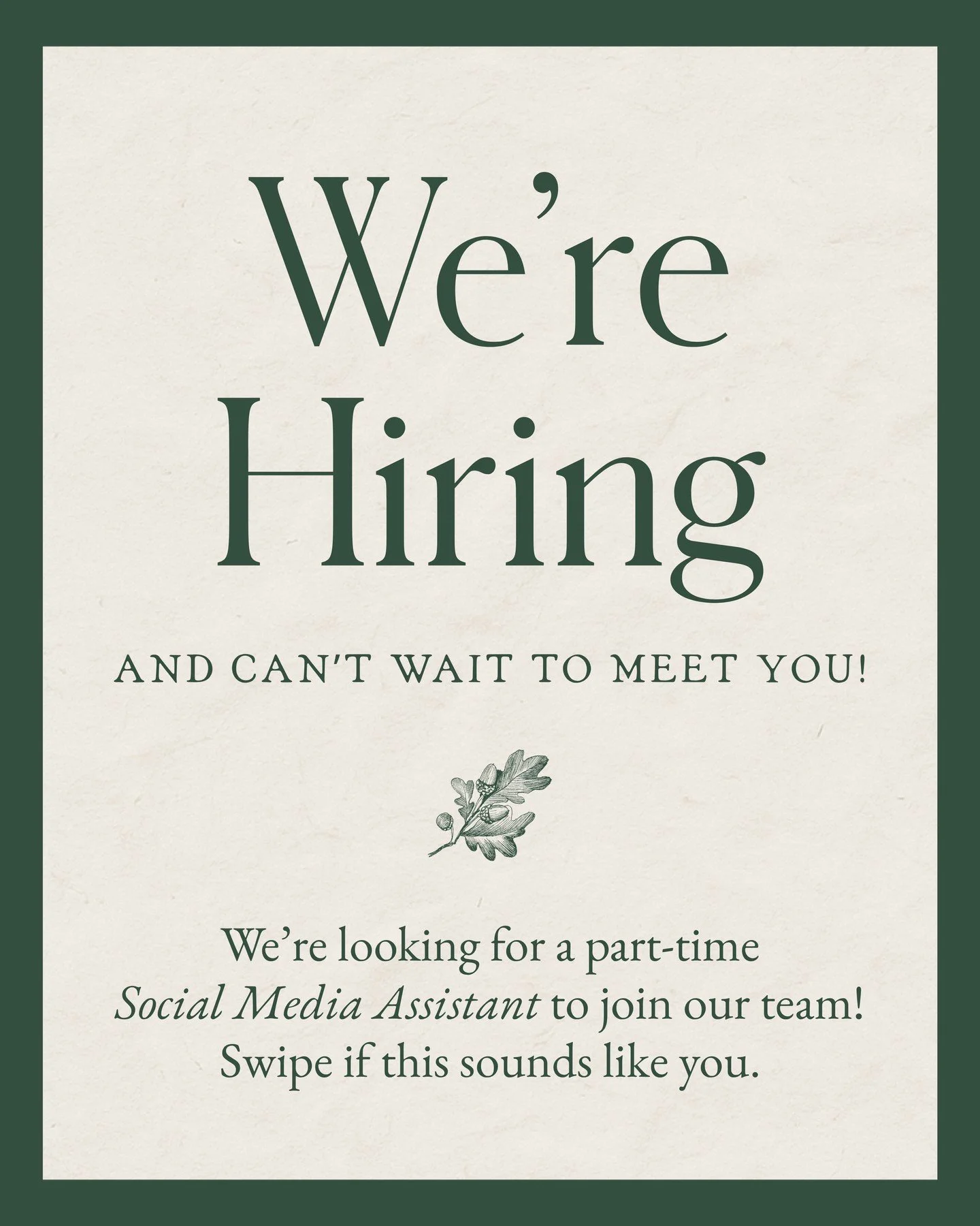 Eeeek exciting news!! We are looking for a part-time Social Media Assistant to join the Lambert Home team. This person will join the Marketing Team's efforts in the world of social media, content creation, storytelling, and community engagement.⁠
⁠
T