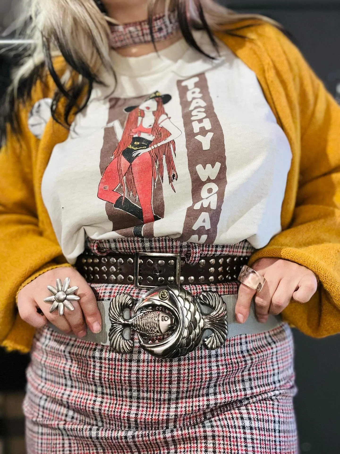 The ultimate Pisces belt has just swam into the shop ♓️. This and over 20 new accessories available, we&rsquo;re open till 6 🤍