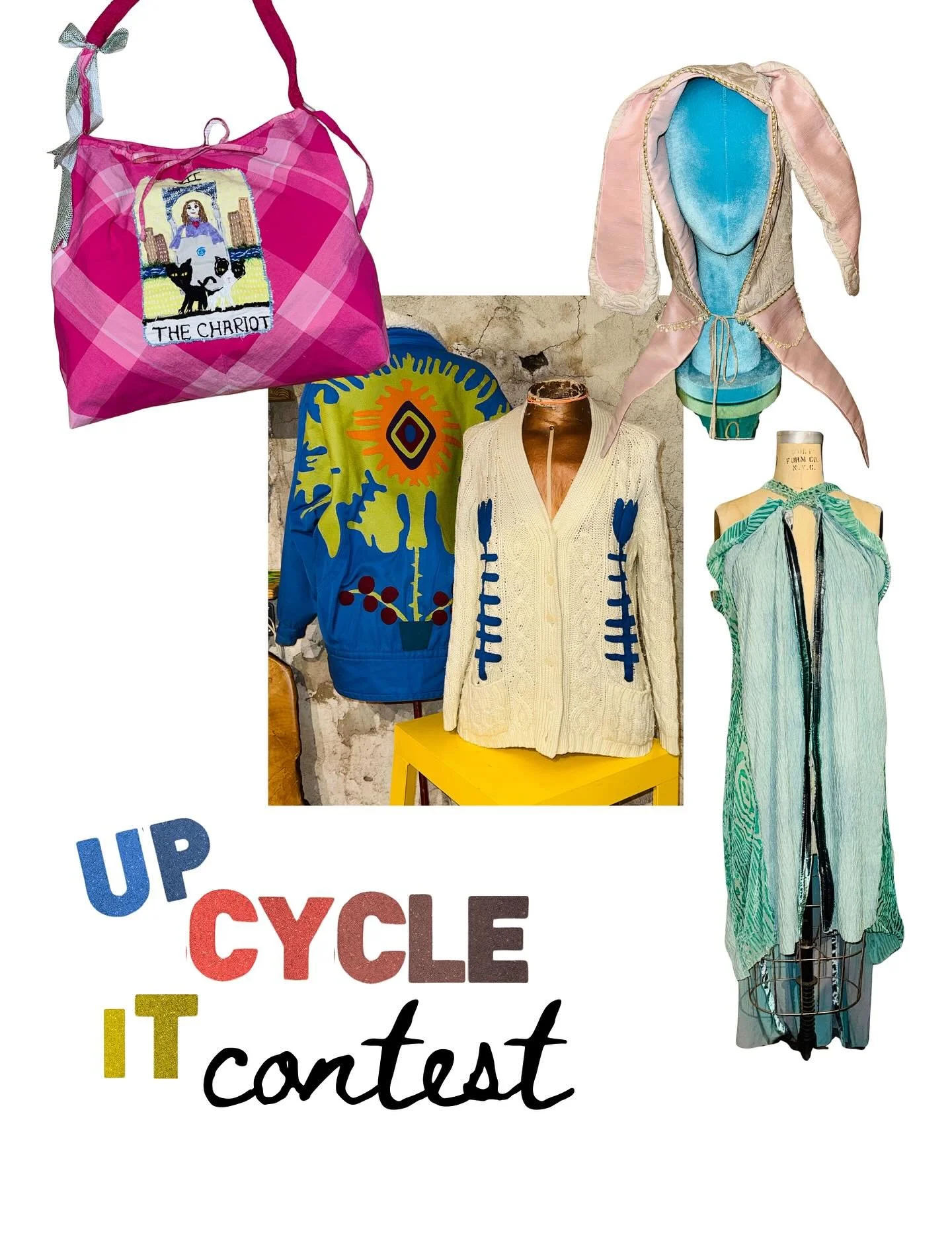 The 𝓤𝓹𝓬𝔂𝓬𝓵𝓮 𝓘𝓽 𝓒𝓸𝓷𝓽𝓮𝓼𝓽 is up and running all weekend long! Come vote for your favorite look.