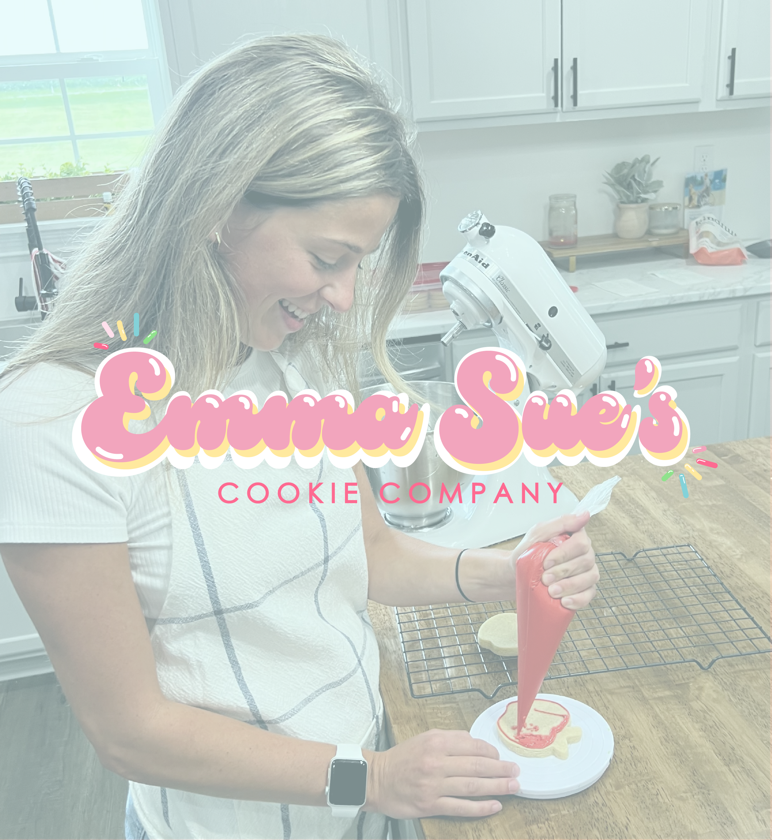 Emma Sue's Cookie Company Logo Design