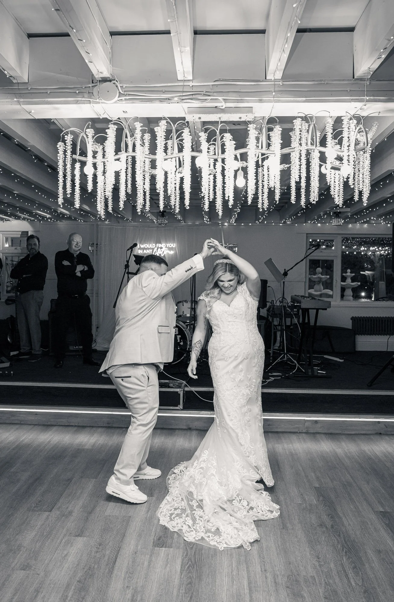 first dance bride and groom, candid, The Orchard, Maidstone