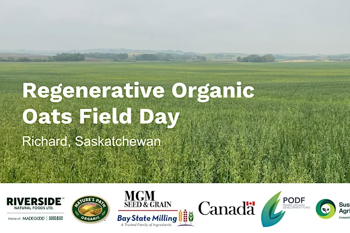 Regenerative Organic Oats Field Day