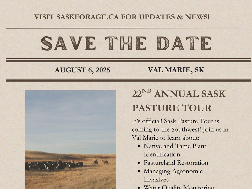 22nd Annual Sask Pasture Tour
