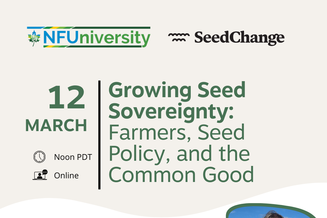 Growing Seed Sovereignty: Farmers, Seed Policy, and the Common Good