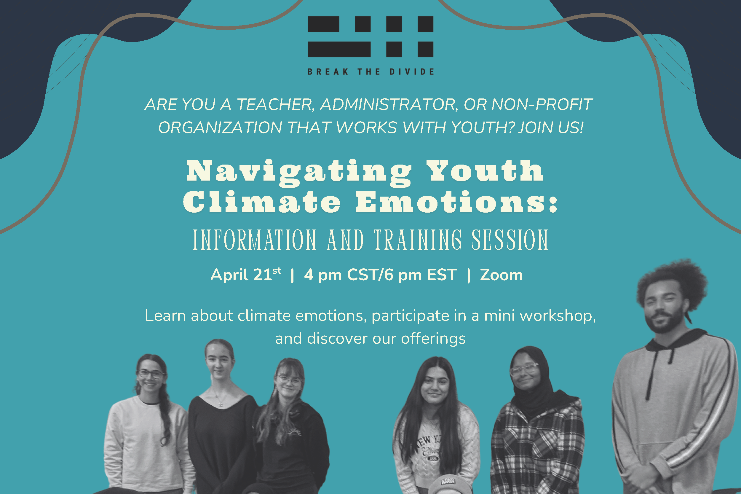 Navigating Youth Climate Emotions: Information & Training Session