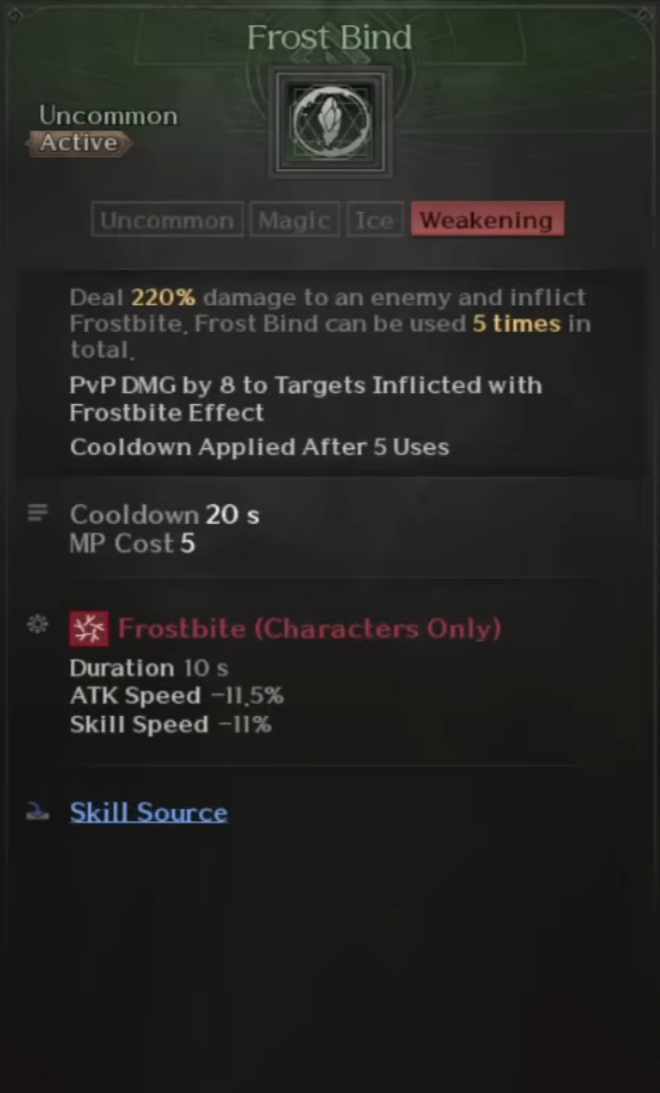 Elementalist, Frost Bind, Fire Bolt, Raven 2