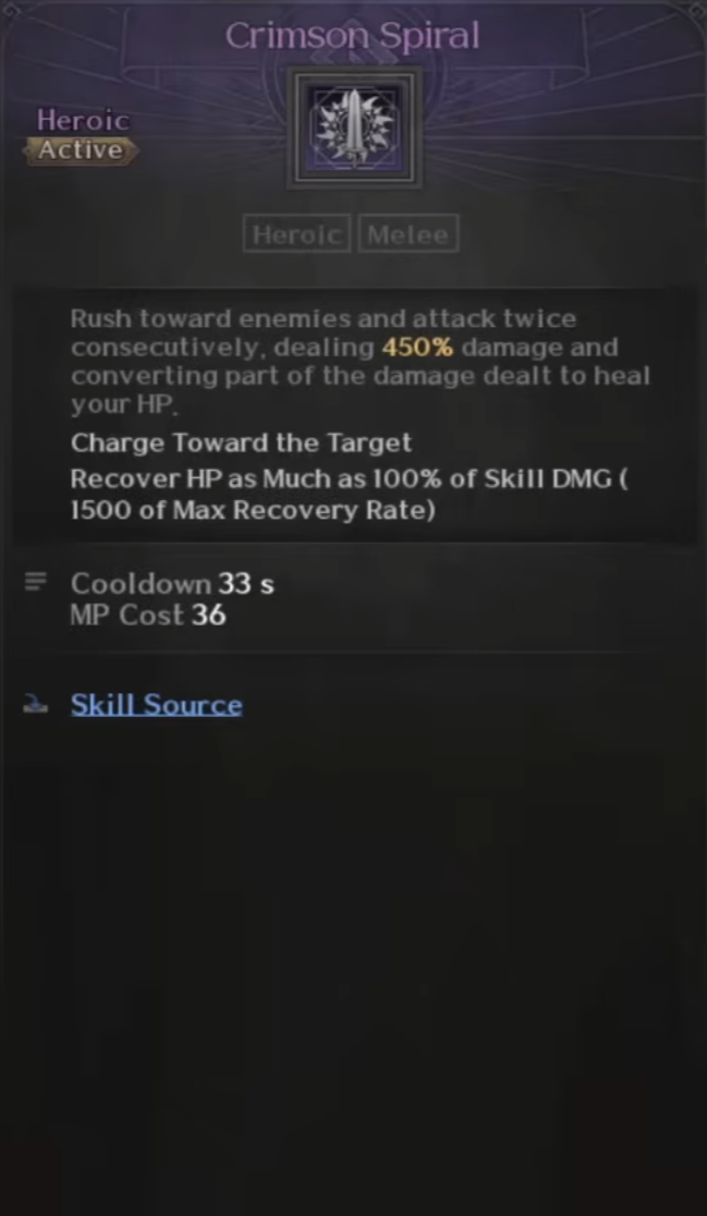 Berserker, Skills, Crimson Spiral, Raven 2