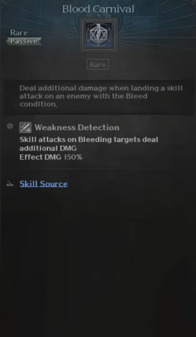 Assasin, Skills, Blood Carnival