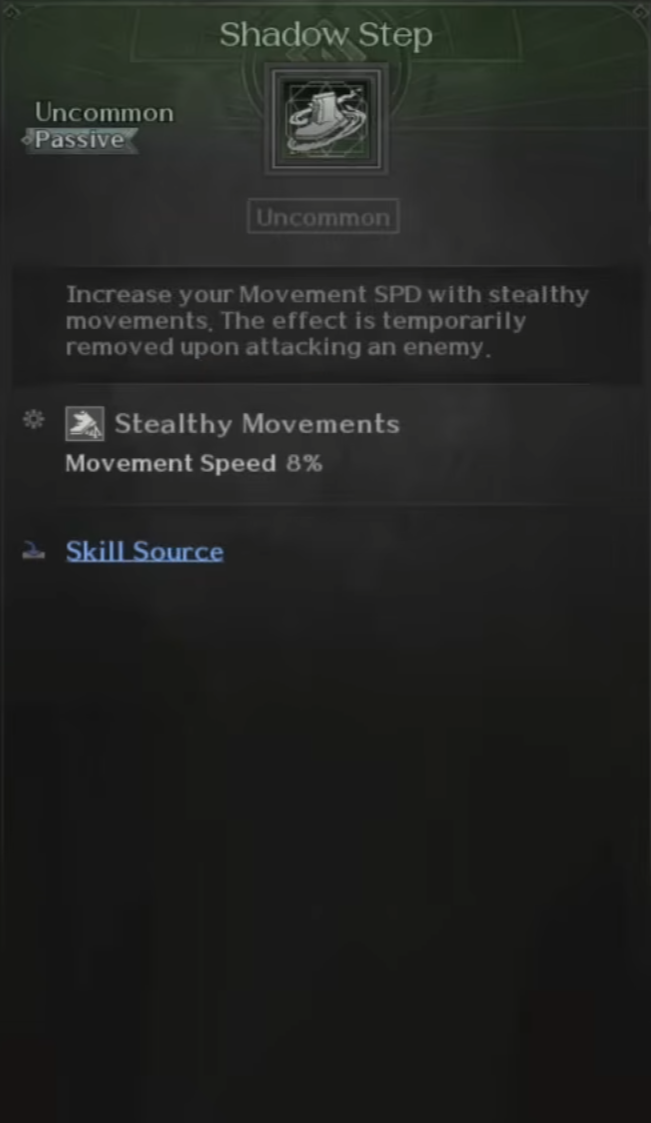 Assasin, Skills, Shadow Step