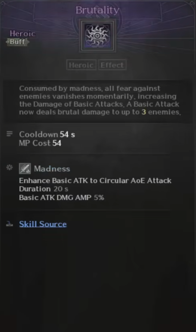 Berserker, Skills, Brutality, Raven 2