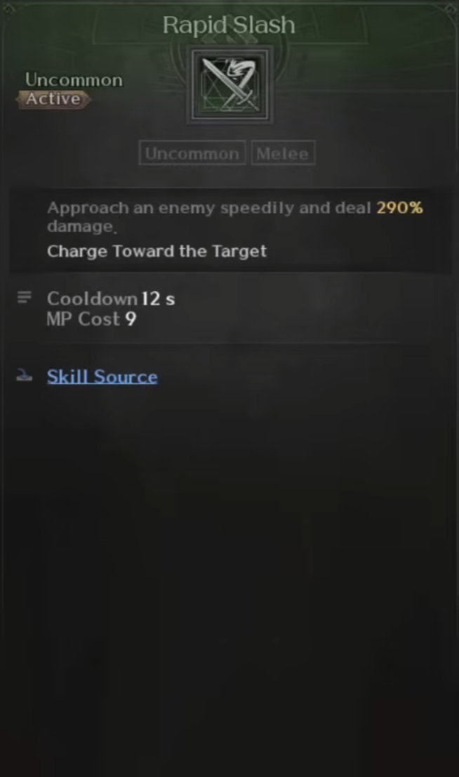 Vanguard, Tank, Skills, Rapid Slash, Raven 2