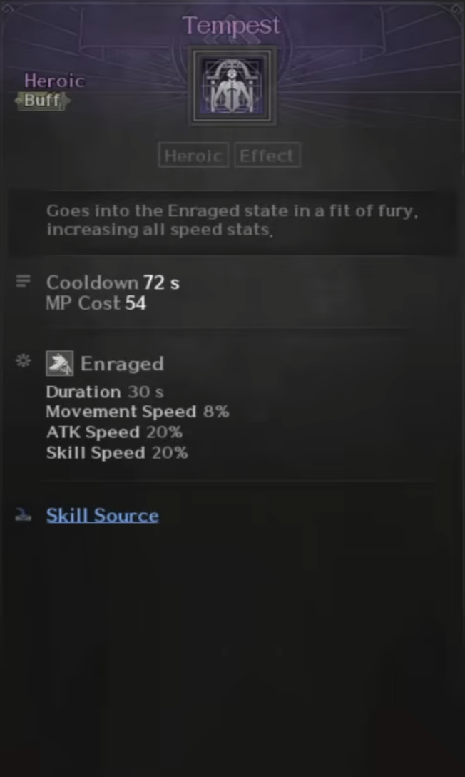 Berserker, Skills, Tempest, Raven 2